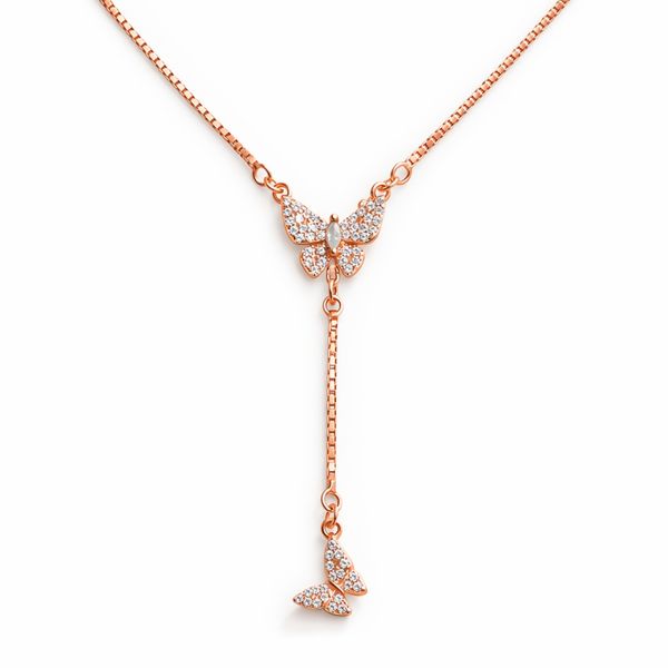The Whimsical Butterfly Charm Necklace