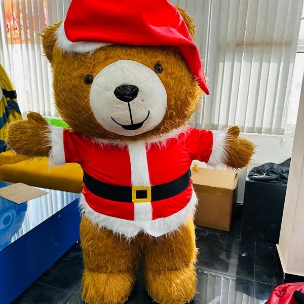 Teddy Santa Mascot Teddy Santa Mascot