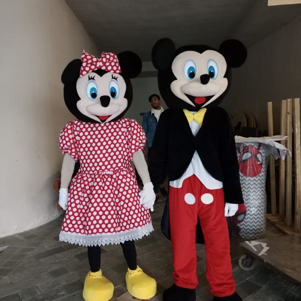 Mickey and Minni Mouse Mascots Mickey and Minni Mouse Mascots