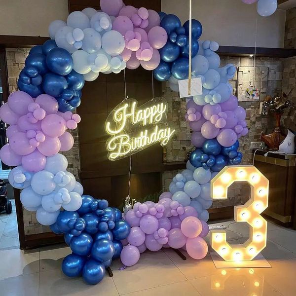 Amazing Birthday Neon Light Ring Decoration 