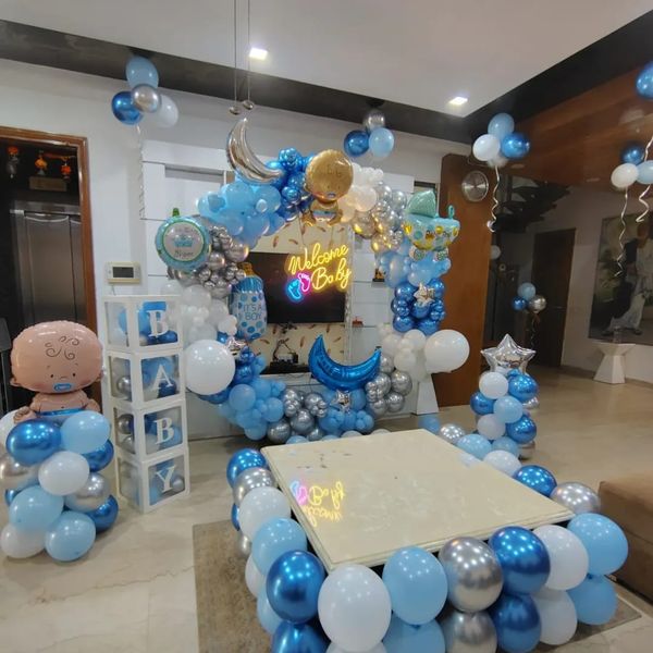 Welcome baby boy decoration