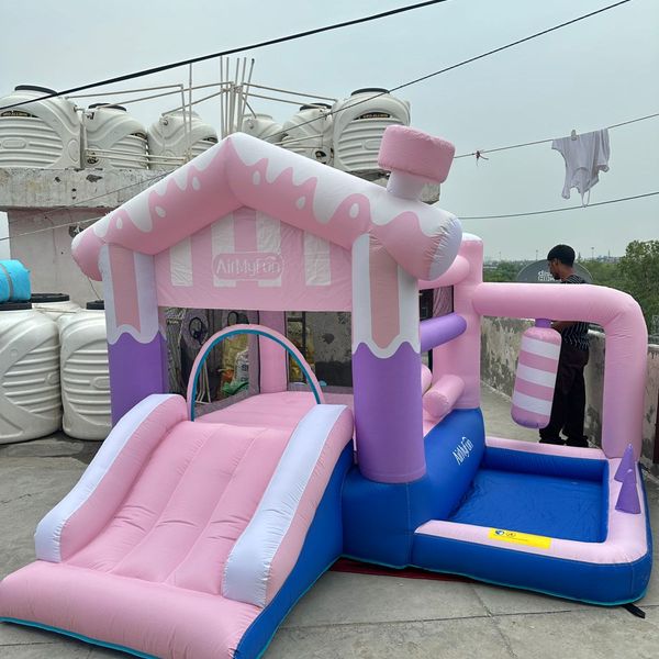 Ice cream pink pestal bouncy Ice cream pink pestal bouncy