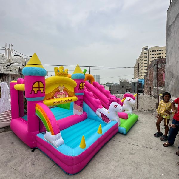 Unicorn + princesses  bouncy