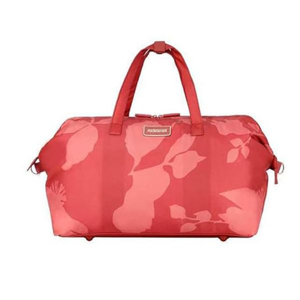 AMARICAN TOURISTER TRAVEL DUFFLE BAG BLOOM RED