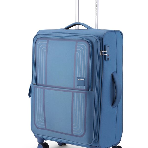 American Tourister Bern+ Soft Luggage Navy 60 Cm
