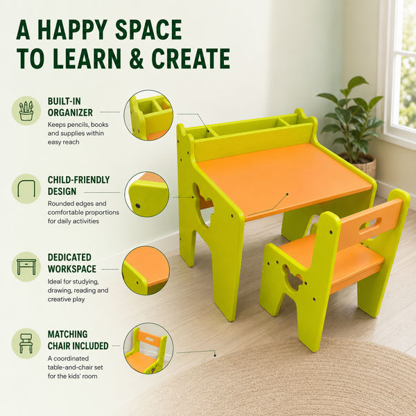 Micky Study Table And Chair 
