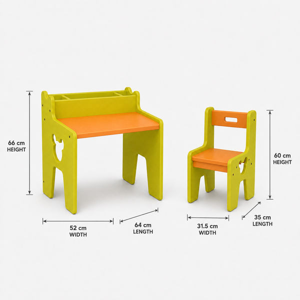 Micky Study Table And Chair 