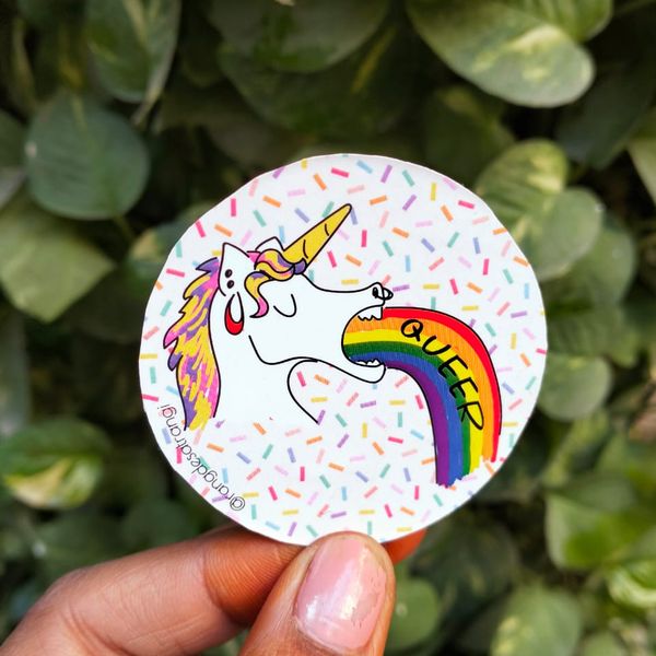 Queer Unicorn  Sticker 