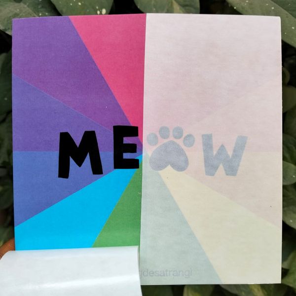 Meow Car sticker 