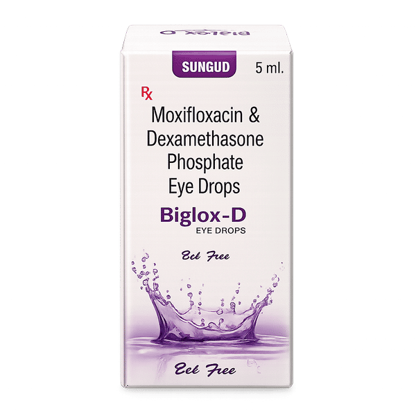 Moxifloxacin & Dexamethasone Phosphate Eye Drops