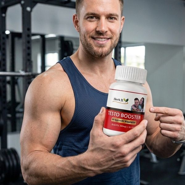 Harb X Testo Booster Capsules for Men Stamina & Energy (30 Caps, 800mg) - 100% Ayurvedic