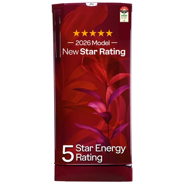 Godrej 183 L 3 Star 5 Years Comprehensive New Launch | Toughened Glass Shelves | 24 Day Farm Freshness |