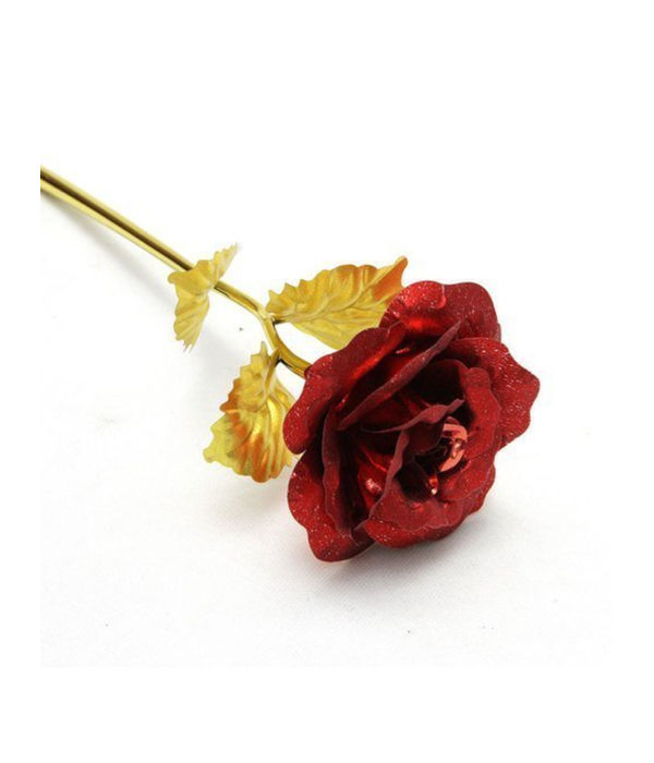 Valentine YouBella Jewellery Combo of Gold Plated Rose Flower,Stylish Floral Fancy Earrings for Girls and Women and Charm Bangle Bracelet for Girls/Women