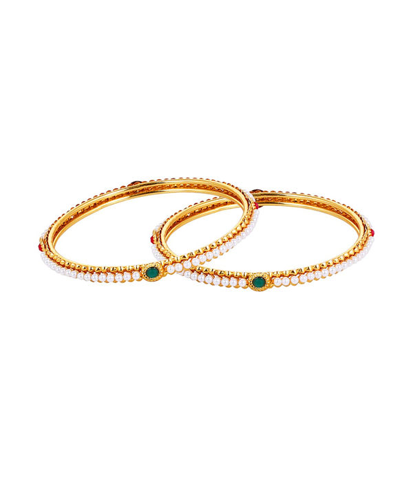 YouBella Pearl Bangles Jewellery for Girls/Women (2.4)