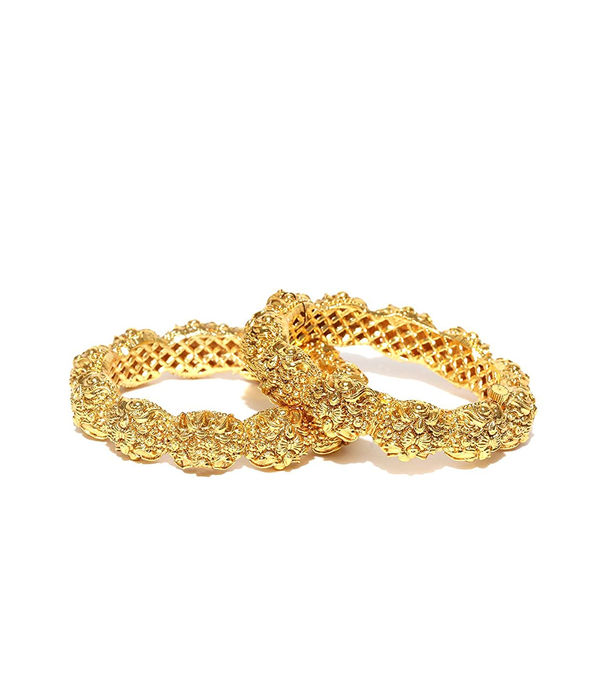 YouBella Gold Plated Bangles Jewellery for Girls/Women (2.4)