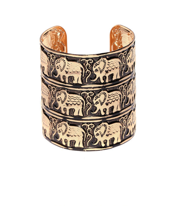 YouBella Jewellery Charm Bangle Bracelet with Beautiful Elephant Engraving for Girls and Women