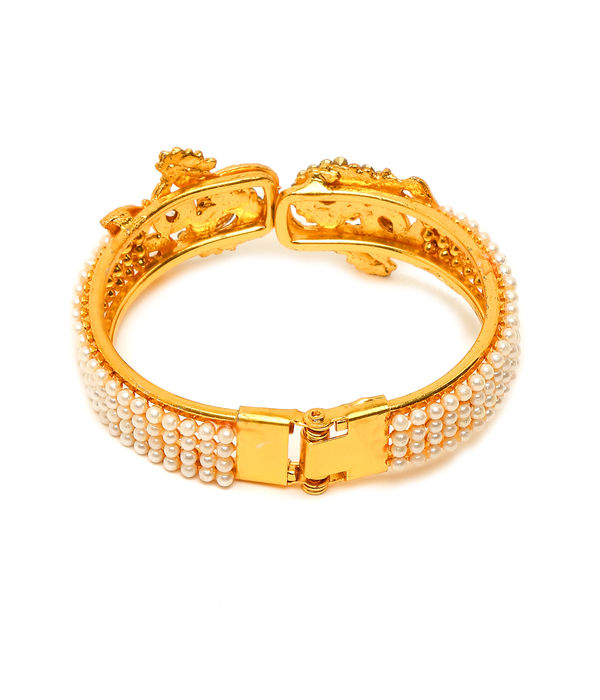 YouBella Jewellery Traditional Gold Plated Bracelet Bangle Set for Girls and Women