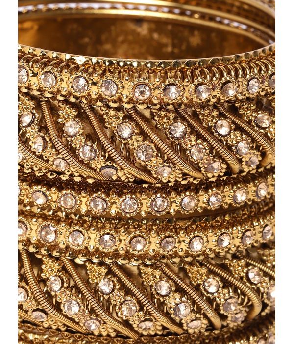 YouBella Bangles for Women Stylish Traditional Casual Party Original Hand Work Bangles for Women and Girls (2.4)