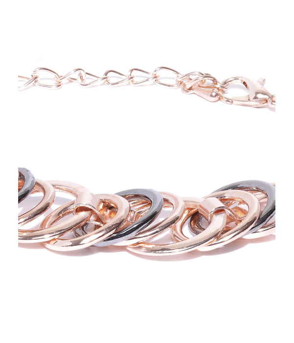 YouBella Women Silver-Plated Multistrand Bracelet