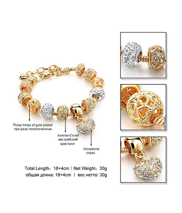 YouBella Women Fashion Jewellery Gold Plated Stylish and Trendy Bracelet for Women and Girls