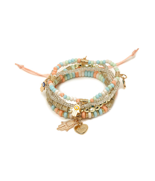 YouBella Jewellery Evil Eye Bracelet for Girls and Women (Multicolor) (YBBN_91785)