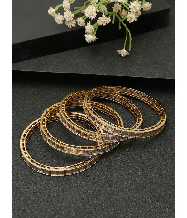 YouBella Jewellery for Women Celebrity Inspired Gold Plated Bangles for Girls and Women (YBBN_92102) (Gold) (2.4)