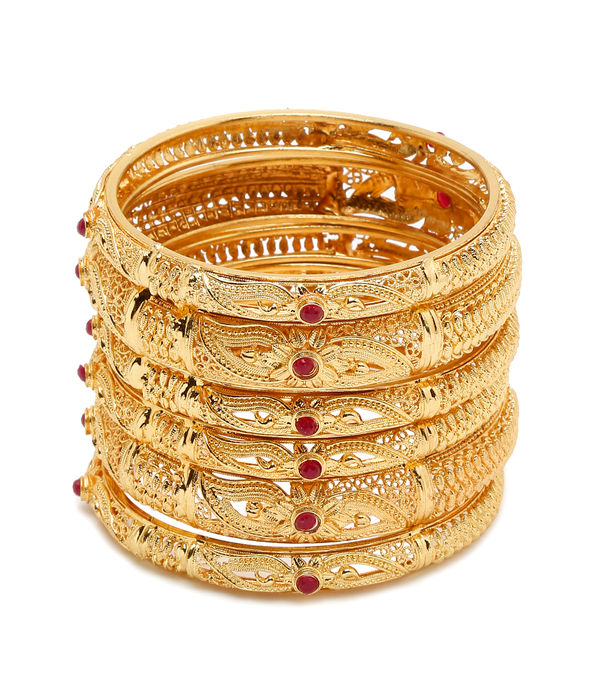 YouBella Jewellery for Women Gold Plated Bracelet Bangles for Women