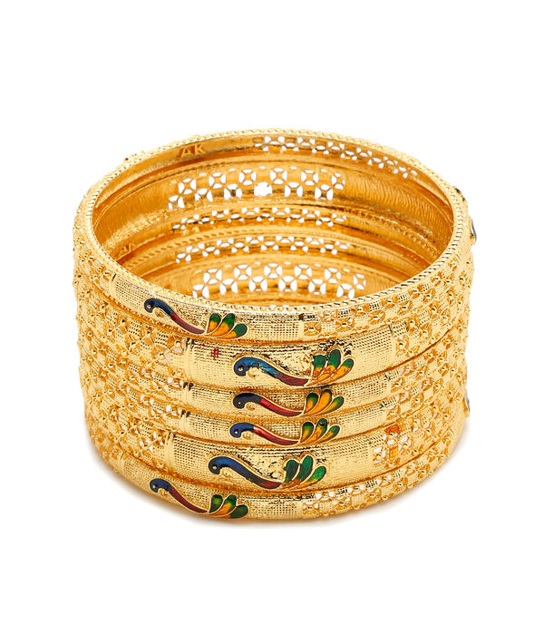 YouBella Jewellery for Women Gold Plated Bracelet Bangles for Women