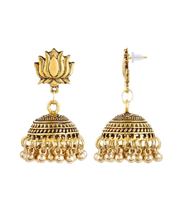 YouBella Jewellery Combo of Two Jhumki earrings for Girls and Women