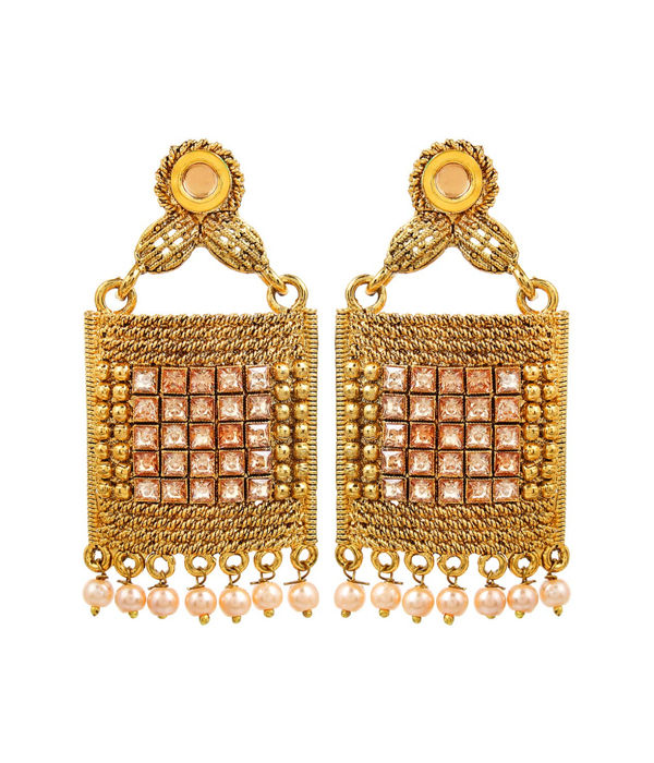 YouBella Earings Jewellery Traditional Pearl Jhumka/Jhumki Earrings for Girls and Women