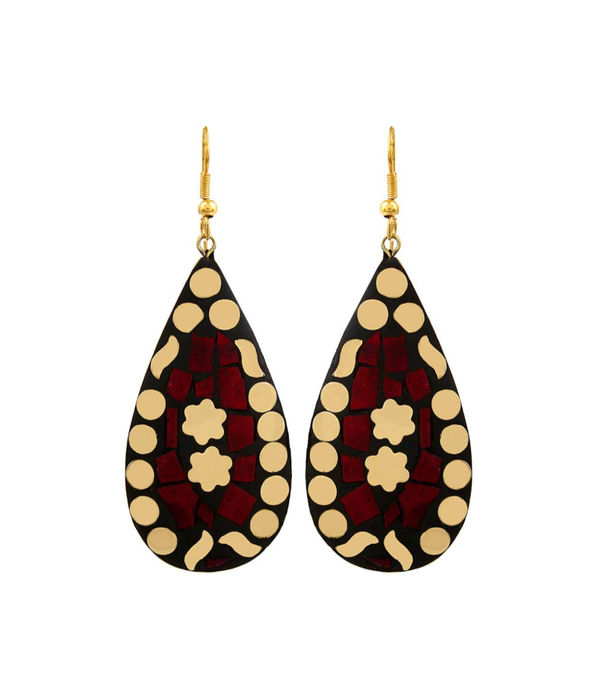 YouBella Jewellery Afghani Tibetan Earrings for Girls/Women (Combo of 3)