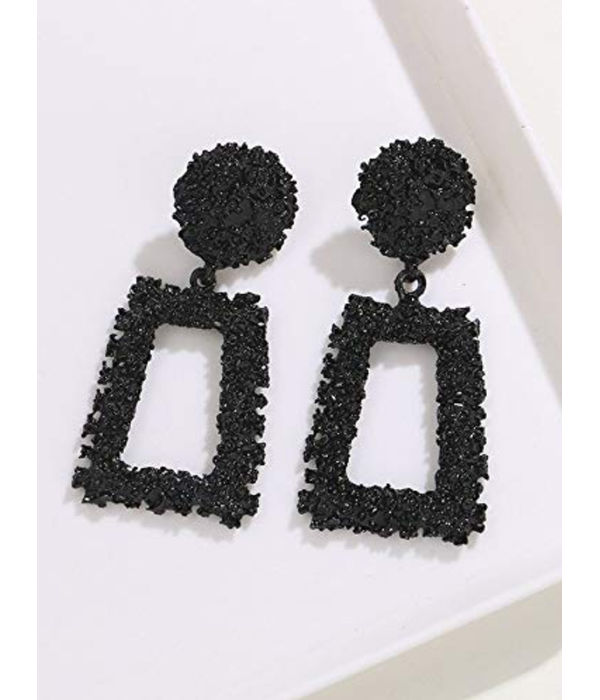 YouBella Jewellery Celebrity Inspired Handmade Earrings for Girls and Women (Black)