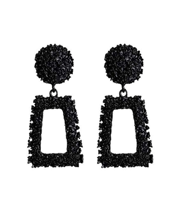 YouBella Jewellery Celebrity Inspired Handmade Earrings for Girls and Women (Black)