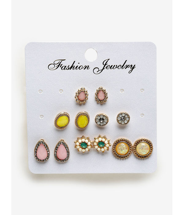 YouBella
Set of 26 Contemporary Studs Earrings