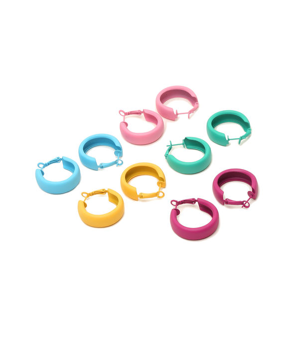 YouBella Fashion Jewellery Multicolor Hoop Combo of 5 Pair of Earrings for Girls and Women (Multicolor) (YBEAR_33134)