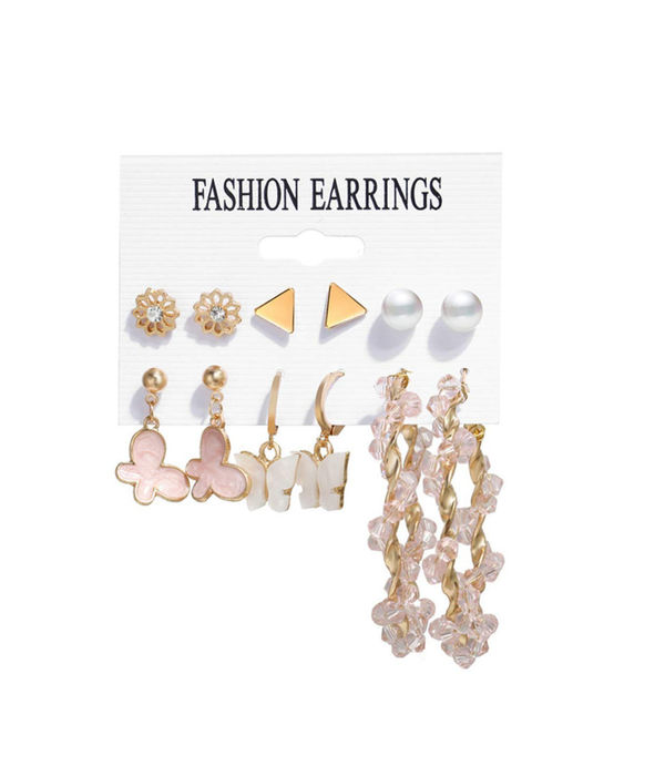 YouBella Fashion Jewellery Gold Plated Ear rings Combo of Earrings for Girls and Women (Style 5)