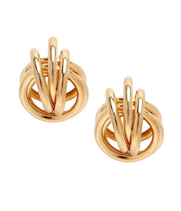 YouBella Jewellery Celebrity Inspired Gold Plated Stud Tops Earrings for Girls and Women (Style 7)