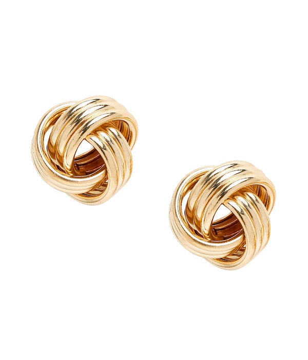 YouBella Jewellery Celebrity Inspired Gold Plated Stud Tops Earrings for Girls and Women (Style 8)