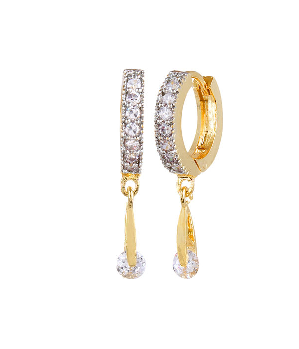 YouBella Combo of Trendy American Diamond Earrings