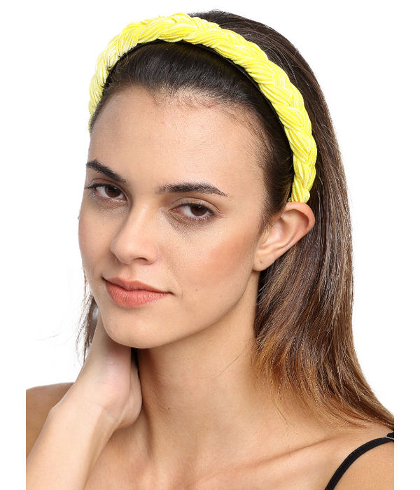 YouBella Yellow Hairband