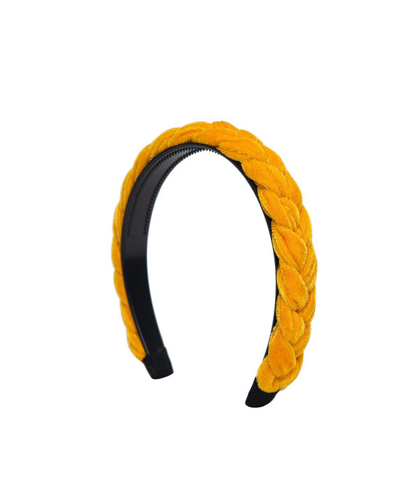 YouBella Yellow Layered Hairband