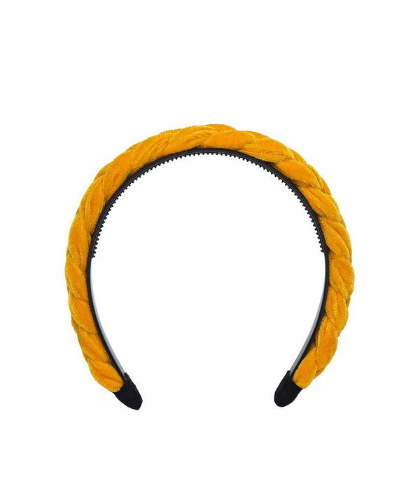 YouBella Yellow Layered Hairband