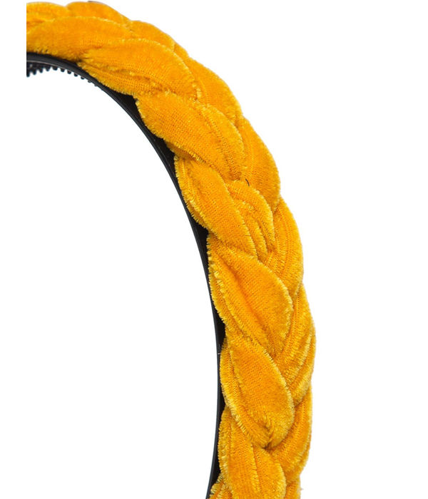 YouBella Yellow Layered Hairband