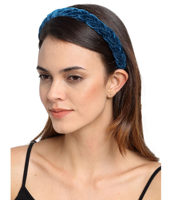 YouBella Blue Layered Hairband