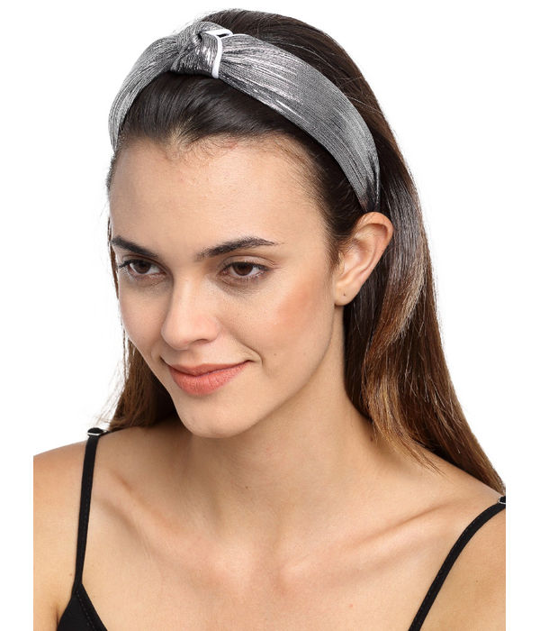 YouBella Silver-Toned Hairband