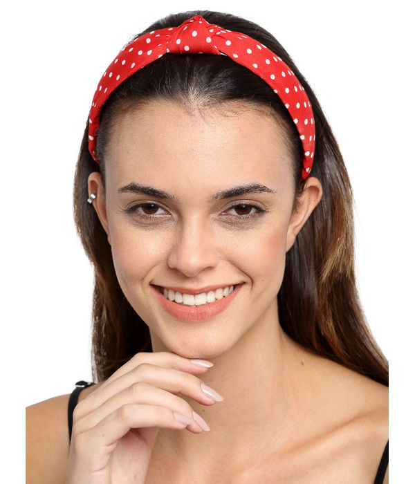 YouBella Women Red Printed Hairband