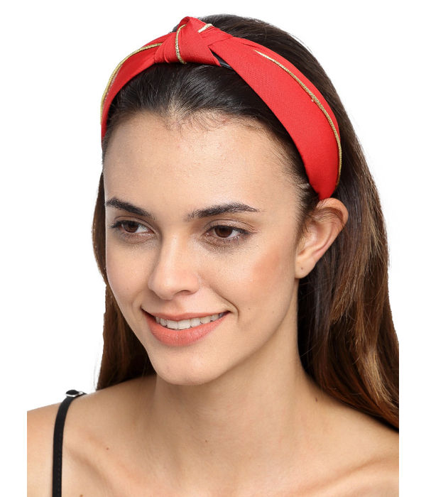 YouBella Red Embellished Hairband