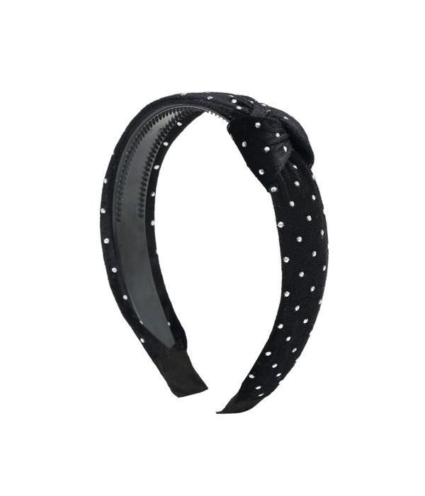 YouBella Women Black Polka Dot Hairband