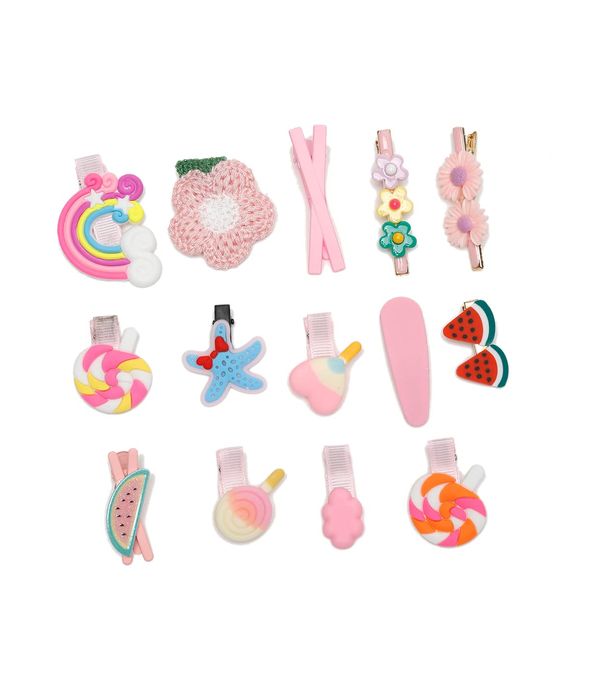 YouBella Jewellery Combo of 14 Hair Pins/Hair Clips for Girls and Women (Multi-Color) (YBHAIR_41603)