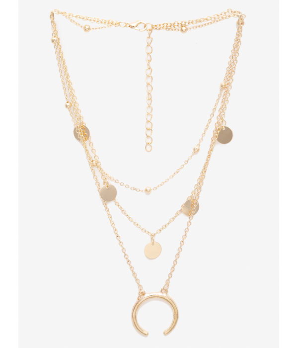 YouBella
Women Set of 2 Gold Toned & Plated Minimal Layered Necklaces